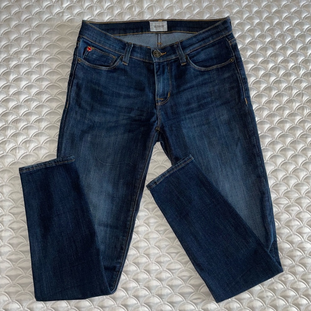 Hudson Krista super skinny ankle medium rise jeans